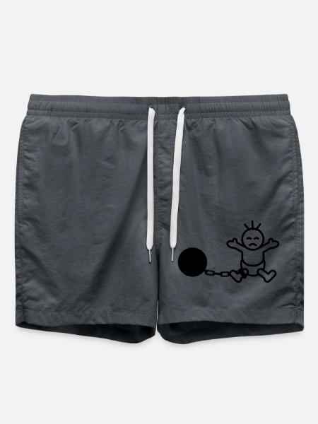 captured_baby - Badeshorts - Anthrazit