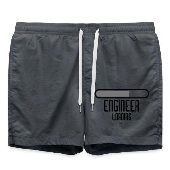 chargement chargement chargement ingénieur veuillez patienter - Short de bain - charbon - Devant - AI Model Male 185 light (185cm)