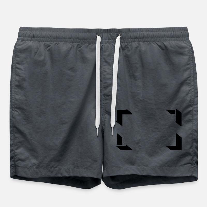 Frame - Badeshorts - Anthrazit