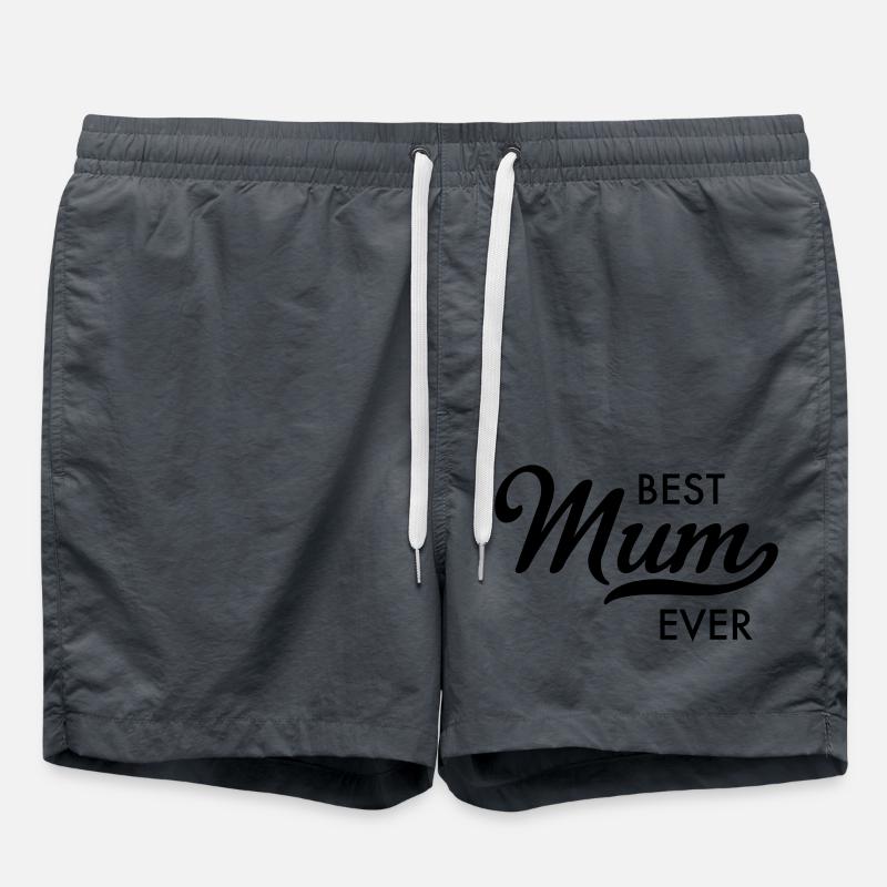 best mum ever - Swim Trunks - anthracite