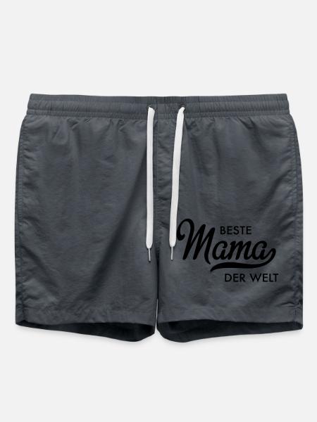 Beste Mama der Welt - Badeshorts - Anthrazit