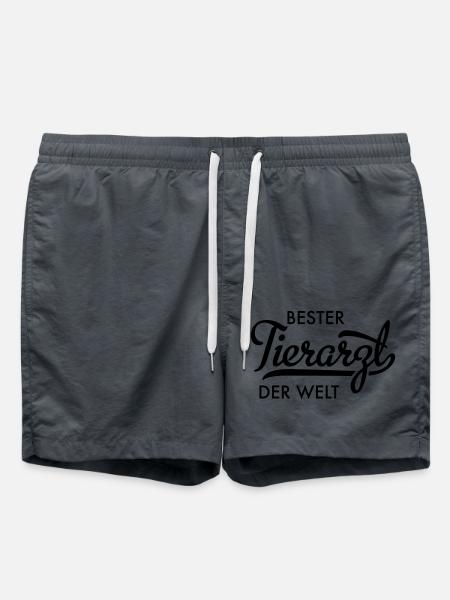 tierarzt - Badeshorts - Anthrazit