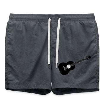Guitar - Swim Trunks - anthracite - Front - AI Model Male 185 light (185cm)