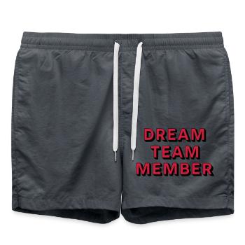 DREAM TEAM - Short de bain - charbon - Devant - AI Model Male 185 light (185cm)