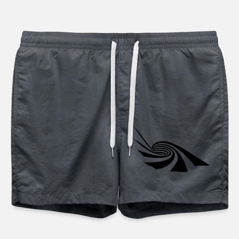 Vector Spiral - Swim Trunks - anthracite