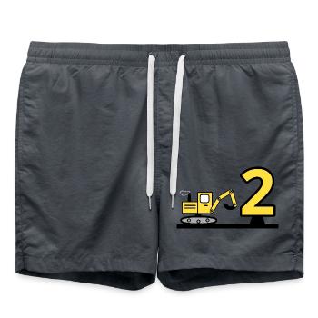 Bagger - Badeshorts - Anthrazit - Vorne - AI Model Male 185 light (185cm)