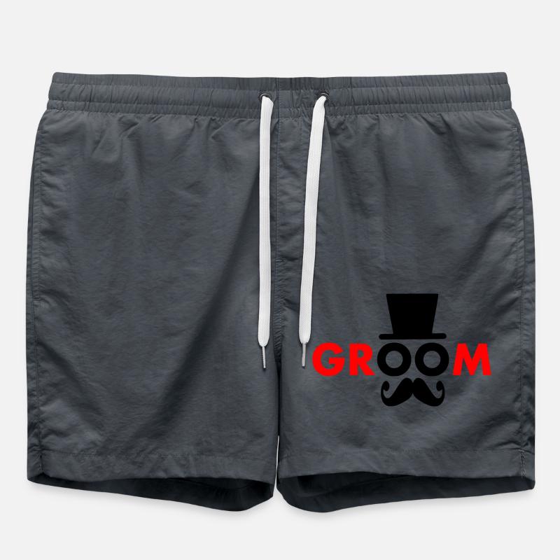 Groom - Swim Trunks - anthracite