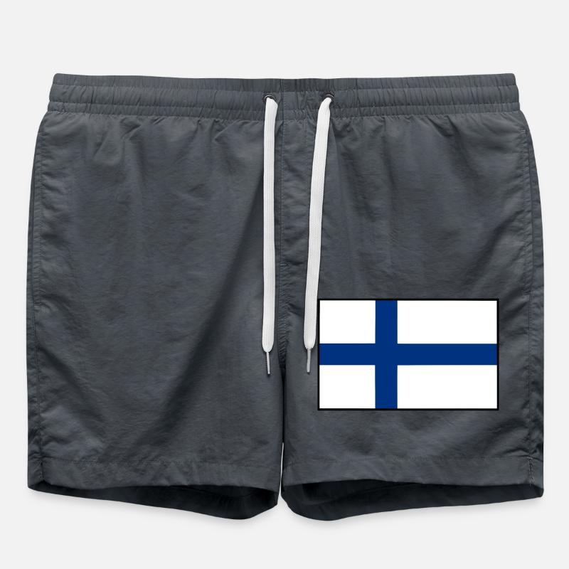 Finland - Swim Trunks - anthracite