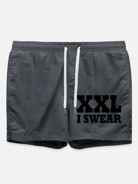 XXL - Badeshorts - Anthrazit
