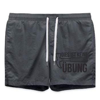 Marteau ceci n est pas un exercice 1 - Short de bain - charbon - Devant - AI Model Male 185 light (185cm)