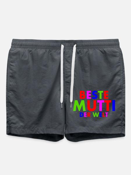 Beste mutti der welt - Badeshorts - Anthrazit
