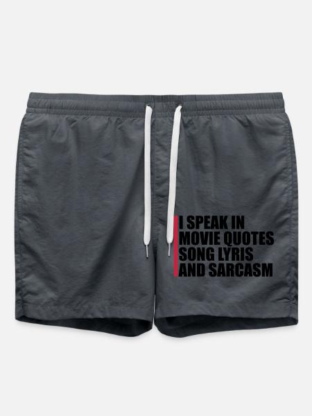 speak lyrics and sarcasm - Swim Trunks - anthracite