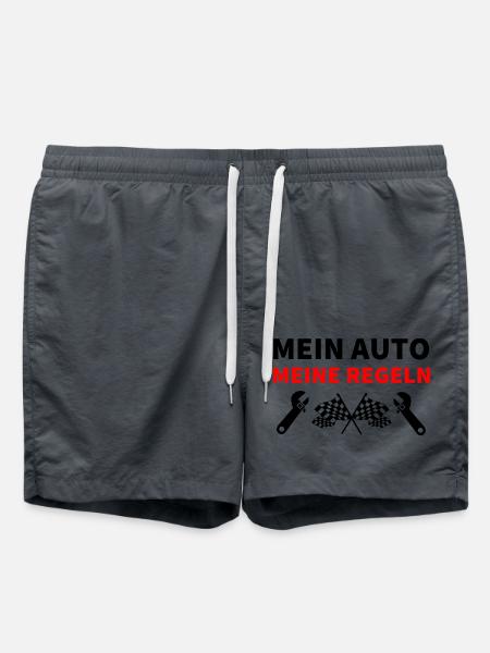 Auto - Badeshorts - Anthrazit