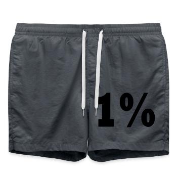 1 - Badeshorts - Anthrazit - Vorne - AI Model Male 185 light (185cm)