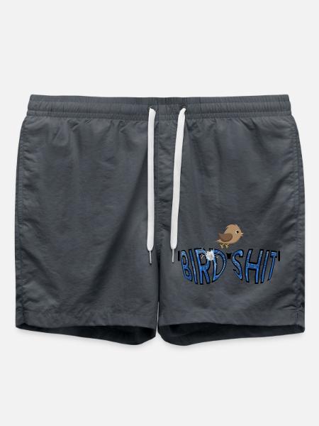 BIRDSHIT bird - #BIRDSHIT sunglasses - Swim Trunks - anthracite