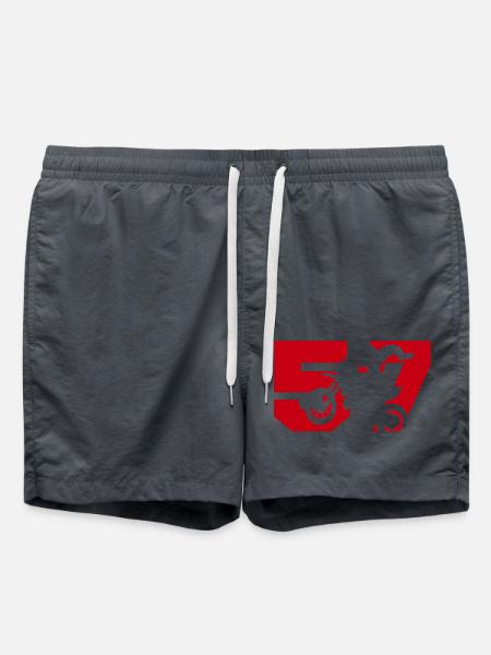 Moto 57 biker - Swim Trunks - anthracite