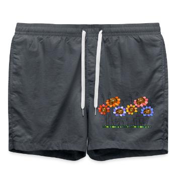 Fleur - Short de bain - charbon - Devant - AI Model Male 185 light (185cm)
