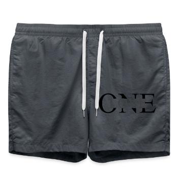 ONELOVE - Swim Trunks - anthracite - Front - AI Model Male 185 light (185cm)