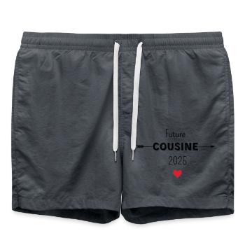 Future cousin 2025 - Swim Trunks - anthracite - Front - AI Model Male 185 light (185cm)