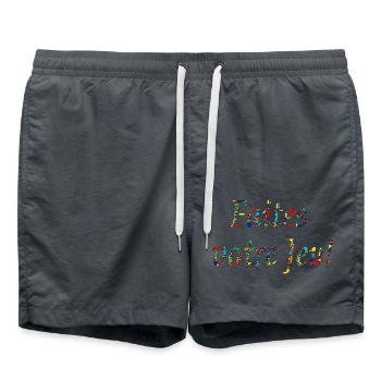Will doch nur Spielen 3 - Badeshorts - Anthrazit - Vorne - AI Model Male 185 light (185cm)