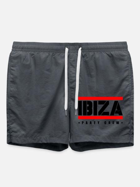 Ibiza Party Crew - Swim Trunks - anthracite