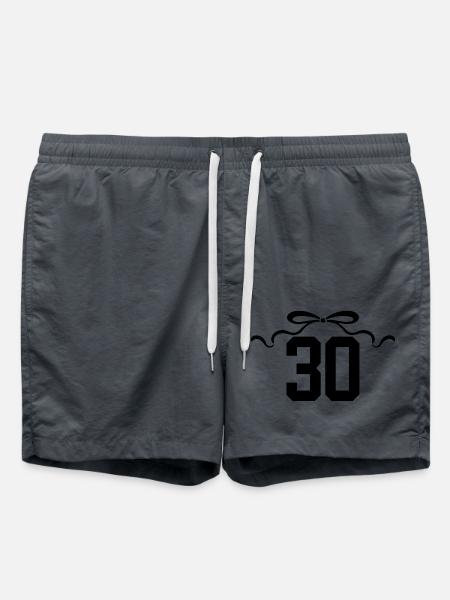 Number 30 Knot - 30th Anniversary - Swim Trunks - anthracite