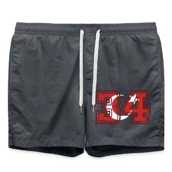 Istanbul - Swim Trunks - anthracite - Front - AI Model Male 185 light (185cm)