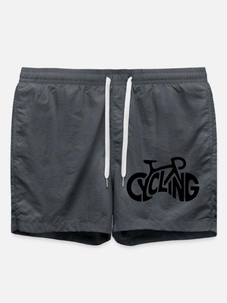 Cycling - Cool Bike Logo - Swim Trunks - anthracite