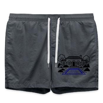 Finca House Villa - Short de bain - charbon - Devant - AI Model Male 185 light (185cm)
