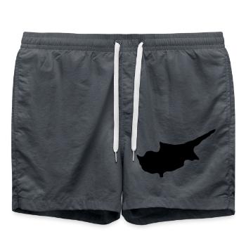 Cyprus - Swim Trunks - anthracite - Front - AI Model Male 185 light (185cm)