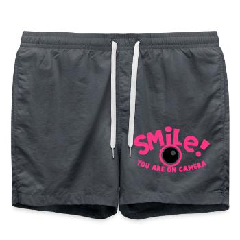 SOURIRE! vous êtes à la caméra! photographe - Short de bain - charbon - Devant - AI Model Male 185 light (185cm)