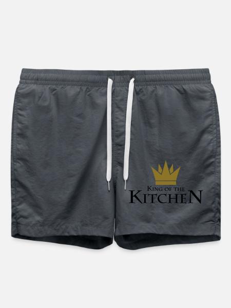 King Of The Kitchen - Swim Trunks - anthracite