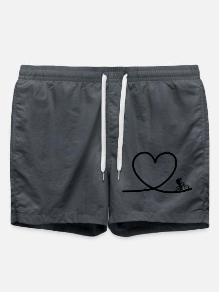 I love VTT - Short de bain - charbon