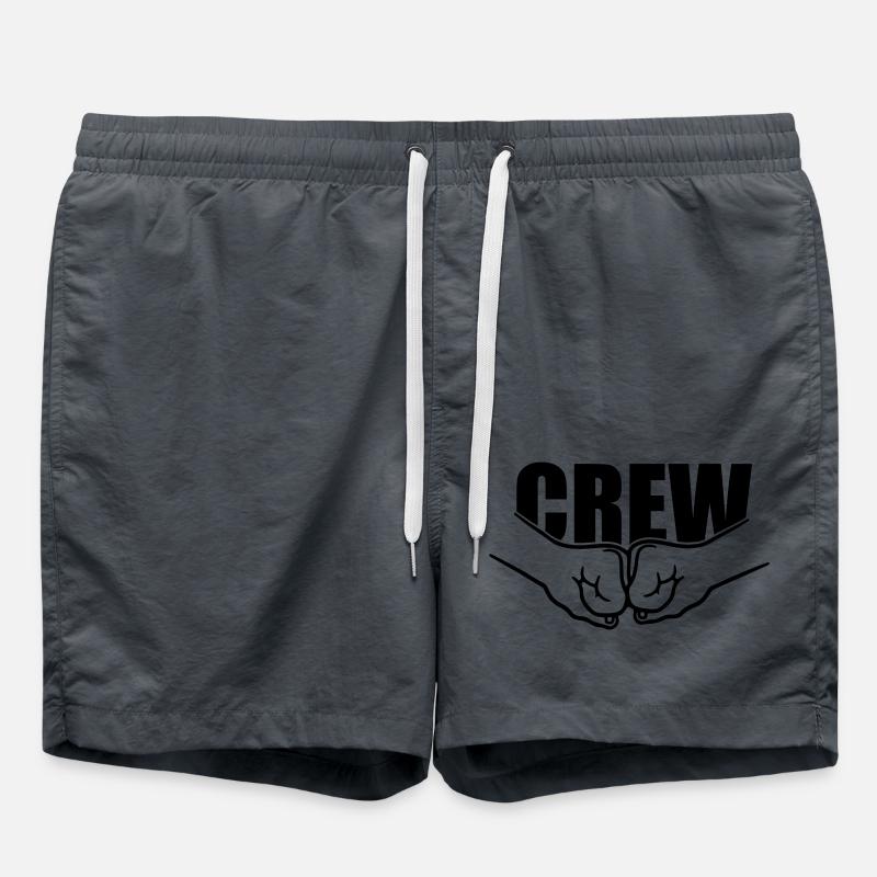 Punch crew team - Swim Trunks - anthracite