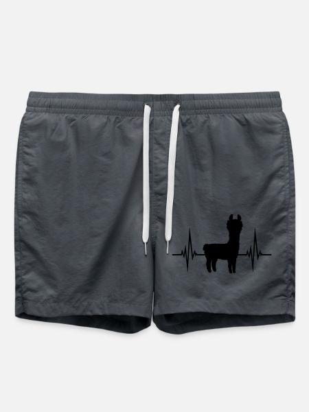 Pulse Lama Heartbeat - Short de bain - charbon