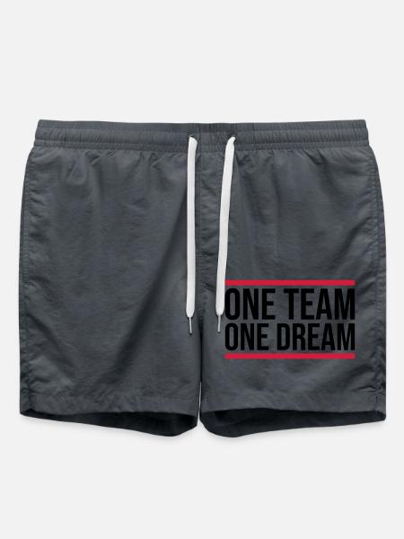 Teamgeist One Team - Badeshorts - Anthrazit