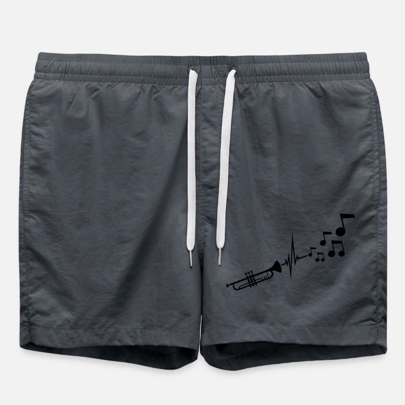 Instrument Trumpet Notes - Swim Trunks - anthracite