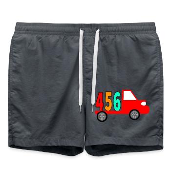 Camion - Short de bain - charbon - Devant - AI Model Male 185 light (185cm)
