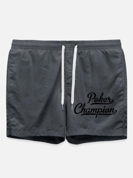 Poker Champion - Swim Trunks - anthracite