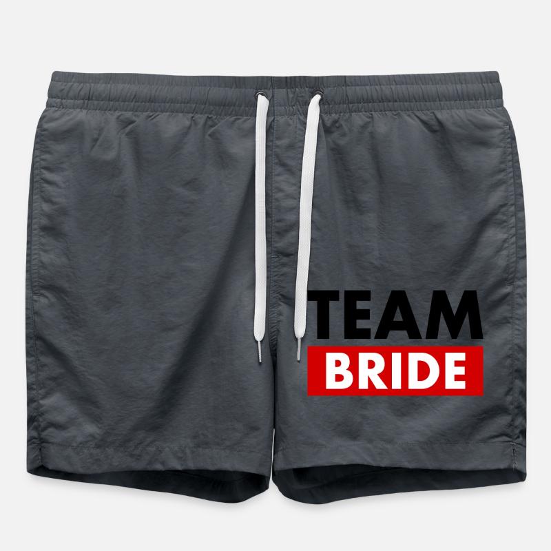 Team bride - Swim Trunks - anthracite