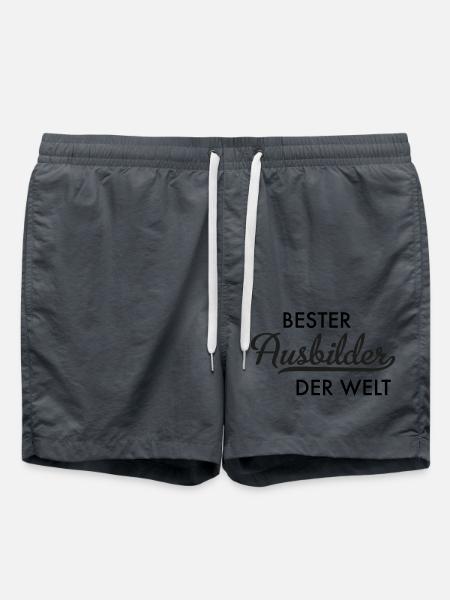 Ausbilder - Badeshorts - Anthrazit