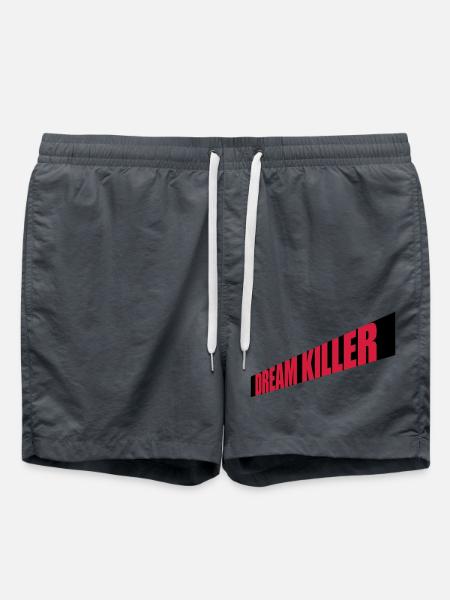 dream killer pessimists quote - Swim Trunks - anthracite
