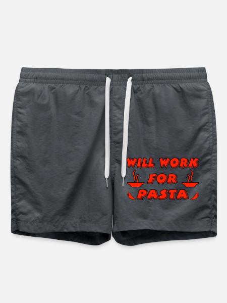 Nudeln - Badeshorts - Anthrazit