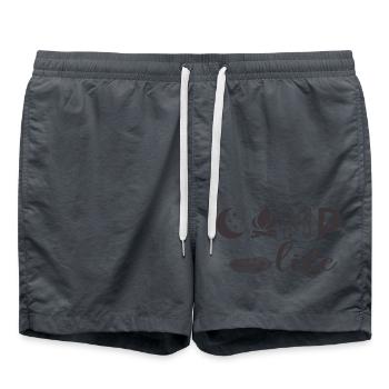 Camp live - Swim Trunks - anthracite - Front - AI Model Male 185 light (185cm)