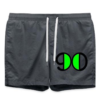 90 JAHRE. 90-JÄHRIGES JUBILÄUM. 90-JÄHRIGES JUBILÄUM. 90 - Badeshorts - Anthrazit - Vorne - AI Model Male 185 light (185cm)