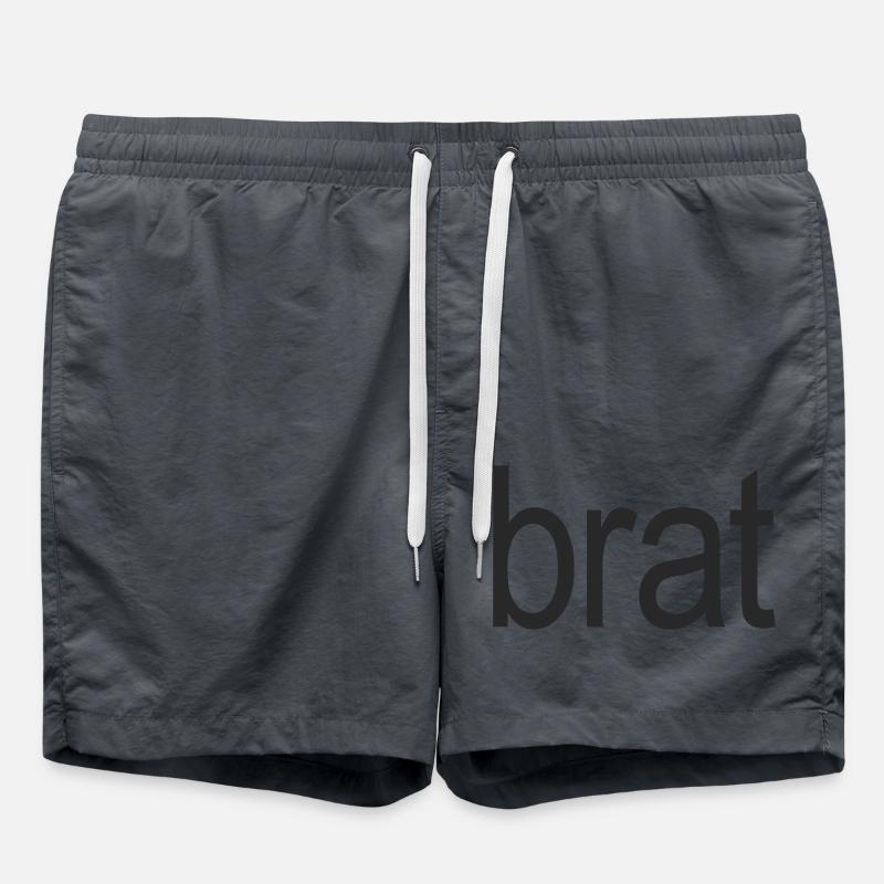 Brat - Swim Trunks - anthracite