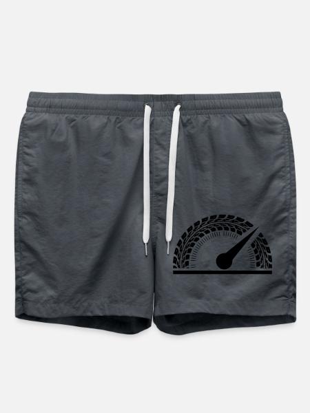 Tires Speedometer High Speed - Swim Trunks - anthracite