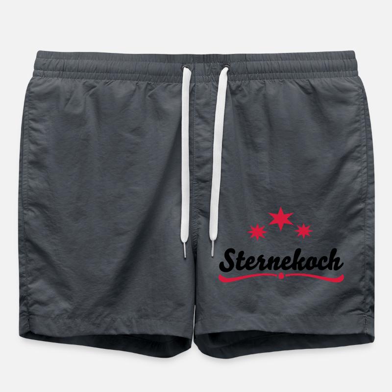 Cooking Apron Star Chef - Swim Trunks - anthracite