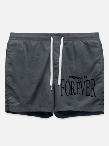 Istanbul is Forever - Badeshorts - Anthrazit