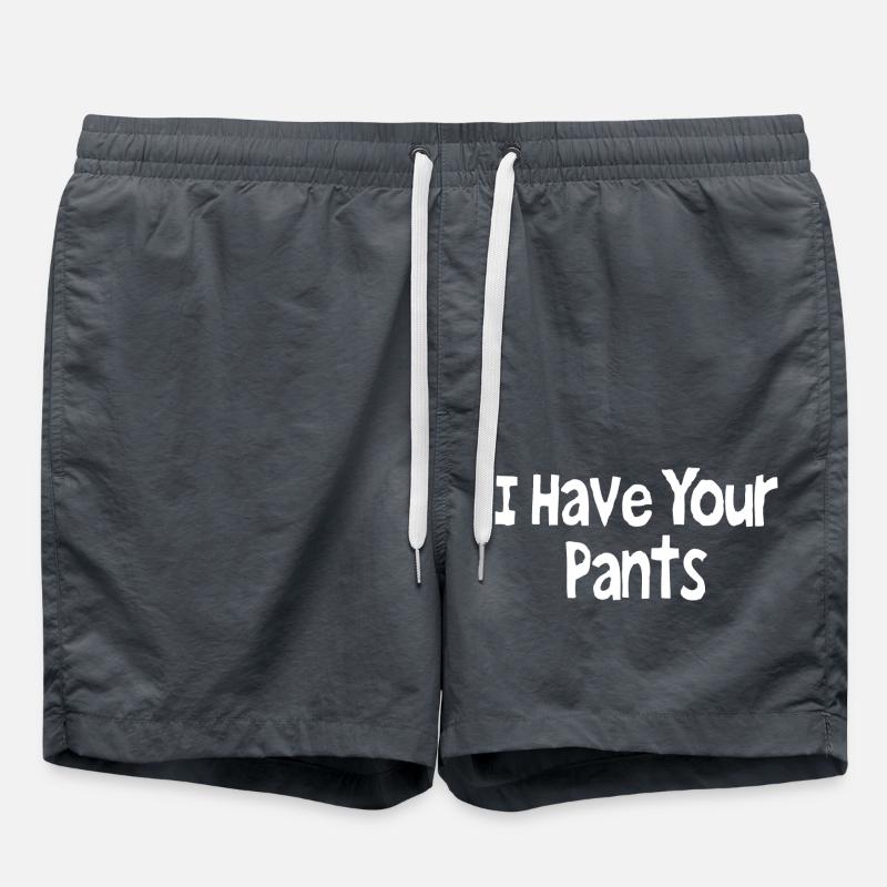 I Have Your Pants - Swim Trunks - anthracite